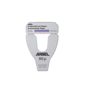 Kalka artykulacyjna podkowiasta Hanel 80µ